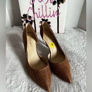 Nine west  brownish tan color high heel size 9